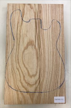 Body Swamp Ash, 1-pc. edge-glued, Unique Piece #151